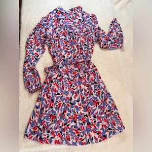 Well Worn Collared Midi Shirt Dress Size Small